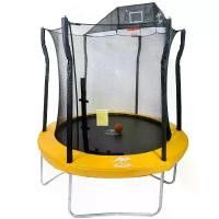 ราคา SMARTPLAYONLY Sanook แทรมโพลีน Premium 8 ฟุต พร้อมรั้วตาข่าย สี เหลืองดำ (MKP0293518)