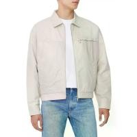 ราคา CALVIN KLEIN เสื้อแจ็คเก็ตผู้ชาย ทรง Relaxed สีครีม - S (GRMKPSP000241118)