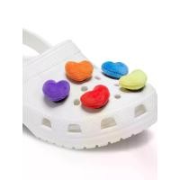 ราคา CROCS CROCS Jibbitz Fuzzy Heart 5-Pack ตัวติดรองเท้า - One Size (CR024AC743DITH)