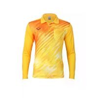 ราคา GRAND SPORT เสื้อโปโลพิมพ์ชิ้นหน้าแขนยาวชาย (012271) สีเหลือง - 2XL (MKP1687130)