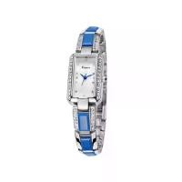 ราคา KIMIO นาฬิกาข้อมือผู้หญิง ฝังเพชร Luxury สาย Alloy Ceramic รุ่น K538 สีฟ้า (MKP1747912)