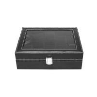 ราคา FANCYBOX ตู้นาฬิกาโชว์นาฬิกา หนัง PU ฝากระจกนาฬิกา ใส่นาฬิกา 10 เรือน สีดำ (MKP0640566)