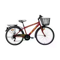 ราคา LA BICYCLE จักรยานสปอร์ตไบค์ 26" SPARK 6SP สีแดง (MKP1505769)