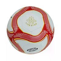 ราคา FBT FIVE STAR ลูกฟุตบอล ไฟว์สตาร์ หนังเย็บ หนังนุ่มNO.F360 31624 สีแดง (MKP1452718)
