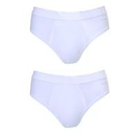ราคา JOCKEY UNDERWEAR กางเกงในชาย Cotton stretch รุ่น KU 1046 ทรง Breif สีขาว แพ็ค 2 ชิ้น - M (MKP0579607)