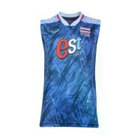 ราคา GRAND SPORT เสื้อวอลเลย์บอลทีมชาติแขนกุด 2023 ชาย (014339) สีน้ำเงิน - L (MKP1599230)