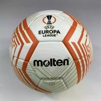 ราคา MOLTEN ฟุตบอล Molten F5U5000-23 ฟุตบอลหนัง PU หนังเย็บ เบอร์ 5 (สีส้ม-ขาว) (MKP1402078)