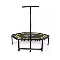 ราคา SMARTPLAYONLY แทรมโพลีนที่กระโดด รุ่นยางยืด 53 นิ้ว 134 ซม.ทรงหกเหลี่ยม สีดำ-เหลือง (MKP1678801)