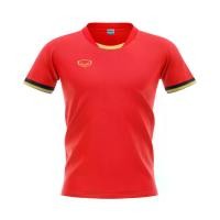 ราคา GRAND SPORT เสื้อกีฬาฟุตบอลตัดต่อ สีแดง (011493) - XS (MKP1467060)