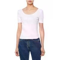 ราคา CALVIN KLEIN เสื้อยืดแขนสั้นผู้หญิง สีขาว - S (MKP1893957)