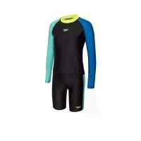 ราคา SPEEDO SPEEDO Colourblock Rash Top & Jammer Set ชุดว่ายน้ำเด็กผู้ชาย - 13-14 YEARS (SSP68291754)