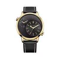 ราคา MINI FOCUS นาฬิกาข้อมือผู้ชาย Analog Original Brand Fashion Luxury สายหนัง รุ่น MF0035 สีทอง (MKP0640776)