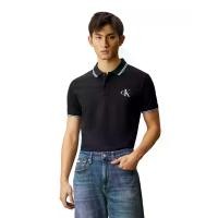 ราคา CALVIN KLEIN เสื้อโปโลแขนสั้นผู้ชาย ทรง Slim สีดำ - S (MKP1887432)
