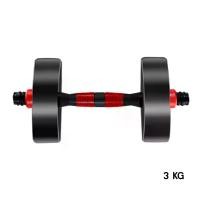 ราคา ZIVEN ชุดดัมเบลพร้อมบาร์เบล ปรับน้ำหนัก 3Kg. ดัมเบล บาร์เบล ออกกำลังกาย Dumbbell and Barbell สีดำ (MKP1361815)