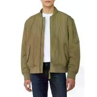 ราคา CALVIN KLEIN เสื้อแจ็คเก็ตผู้ชาย ทรง Relaxed สี Olive - M (MKP1889203)