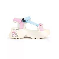 ราคา ROVING FOX รองเท้าแตะรัดส้นผู้หญิง collab Esther bunny รุ่น FB สีชมพู - 40_EU (MKP1891844)