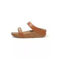 ราคา FitFlop™ รองเท้าแตะผู้หญิง FINO CRYSTAL LOCK สี BROWN - 8_UK (GRMKPSP000239568)