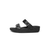 ราคา FitFlop™ รองเท้าแตะผู้หญิง LULU ADJUSTABLE LEATHER รุ่น ES7-090 สี BLACK - 5_UK (MKP1695527)