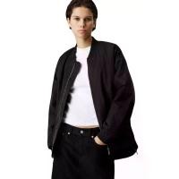 ราคา CALVIN KLEIN เสื้อแจ็คเก็ตผู้หญิง ทรง Relaxed สีดำ - M (GRMKPSP000241107)