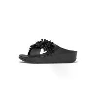 ราคา FitFlop™ รองเท้าแตะผู้หญิง RUMBA STARBURST-BEAD CROSS สี BLACK - 3_UK (GRMKPSP000239403)