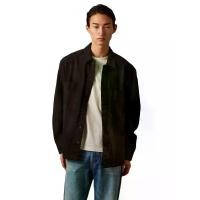 ราคา CALVIN KLEIN เสื้อเชิ้ตแขนยาวผู้ชาย ทรง Relaxed สีดำ - L (GRMKPSP000241306)