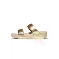 ราคา FitFlop™ รองเท้าแตะผู้หญิง LULU LEATHER สี GOLD - 8_UK (GRMKPSP000240885)