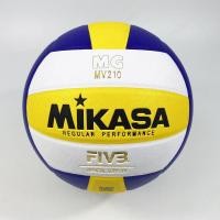 ราคา Mikasa วอลเลย์บอล MV210 ลูกวอลเลย์ High Grade Synthetic Leather คุณภาพหนังนิ่ม ทนทาน มีมอก.