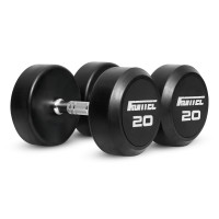 ราคา ดัมเบลกลม หุ้มยาง IRONTEC ขนาด 20KG