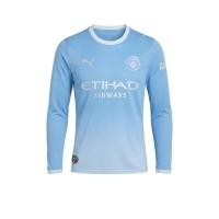ราคา PUMA เสื้อแข่งผู้ชายแขนยาวทีมแมนเชสเตอร์ ซิตี้ ชุดเหย้า เกรด Replica ฤดูกาล 2026/27