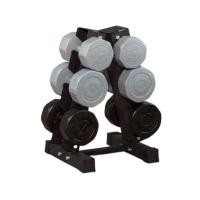 ราคา GSPORTS ชุดดัมเบลพร้อมชั้นวาง 48 kg 6 8 10 kg 3 คู่ แบบสี Dumbbell Set with 3-Pair A-Shaped Rack