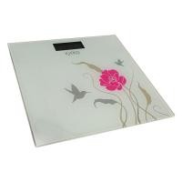 ราคา EXEO เครื่องชั่งน้ำหนัก ดิจิทอล EB9460 150kg. ลายดอกไม้พื้นขาว