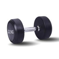 ราคา ดัมเบลยางกลม 22.5 kg 1 คู่ Rubber Fix Dumbells - Homefittools