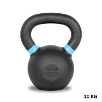 ราคา Kettlebell Cast Iron ดัมเบิ้ลหูหิ้ว สีดำด้าน 10 KG. - Homefittools