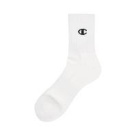 ราคา CHAMPION C Logo Crew Socks (3-Pack) ถุงเท้าสำหรับผู้ชายและผู้หญิง