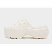 ราคา White Crocs รองเท้าแตะผู้หญิง Stomp (19610250)