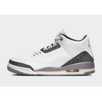 ราคา White Jordan รองเท้าผู้ชาย Air 3 Retro "Cement Grey" (19655908)