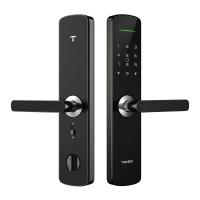 ราคา DIGITAL DOOR LOCK (กลอนประตูดิจิตอล) TENON E3 DIGITAL FINGERPRINT TOUCHSCREEN PASSWORD SMART HANDLE LOCK (BLACK) (#TRT0232402231124) (65644)