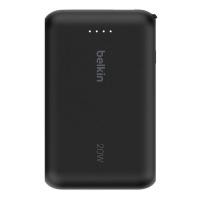 ราคา POWER BANK (พาวเวอร์แบงค์) BELKIN BOOSTCHARGE WITH INTEGRATED CABLE WITH USB-C 10000 mAh - BLACK (BPB021FQBK) (#1075000144) (75745)