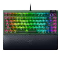 ราคา KEYBOARD (คีย์บอร์ด) RAZER BLACKWIDOW V4 75% RAZER ORANGE SWITCH RAZER CHROMA RGB EN - PHANTOM GREEN (#1024000863) (77320)