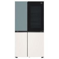 ราคา LG ตู้เย็น ไซด์ บาย ไซด์ 23.1 คิว Inverter (สีมิ้น-เบจ) รุ่น GC-Q257CMFW.ATEPLMT (293506)