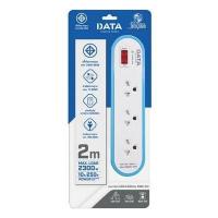 Data รางปลั๊กไฟ 3 ช่อง ยาว 2 เมตร รุ่น AP3146