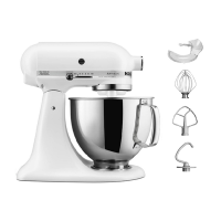 ราคา KITCHENAID เครื่องผสมอาหาร (325 วัตต์, 4.8 ลิตร, สี White) รุ่น 5KSM150PSEFW (291009)