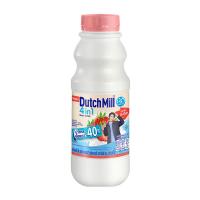 ดัชมิลล์ โยเกิร์ต สูตรพร้อมดื่ม รสสตรอเบอร์รี่ 400มล. (Dutch Mill Strawberry Flavour Drinking Yoghurt 400ml)