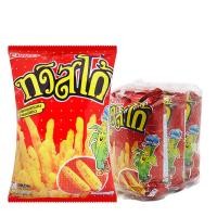 ทวิสโก้ ข้าวโพดอบกรอบ รสบาร์บีคิว 68 กรัม (Twistko BBQ Flavour Corn Snack 68g)