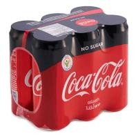 ราคา โค้ก ซีโร่ เครื่องดื่มน้ำอัดลม น้ำตาล 0% 325 มล. x 6 (7497389146307)