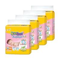 BABYLOVE เบบี้เลิฟ อีซี่ เทป ผ้าอ้อมเด็ก จัมโบ้แพ็ค ขนาด NB 56 ชิ้น X 4 แพ็ค