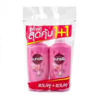 ราคา ซันซิล แชมพู สูตรผมมีน้ำหนัก จัดทรงง่าย สีชมพู 475 มล.1+1 (836540841907962)