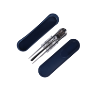 ราคา ซุปเปอร์ ล็อค ชุดช้อนส้อมและตะเกียบพร้อมกล่องเก็บ รุ่น 7006 สีกรม (10688593276212)