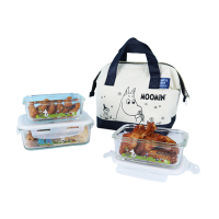 ราคา ซุปเปอร์ ล็อค ชุดกล่องแก้วถนอมอาหารพร้อมกระเป๋าเก็บอุณหภูมิ ลายมูมิน รุ่น 6089-nnn (53987837504322)
