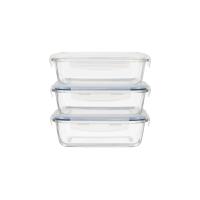 ราคา ซุปเปอร์ ล็อค ชุดกล่องแก้ว ทรงผืนผ้า รุ่น Smart Lock 900 มล. 2 + 1 (738405684001217)